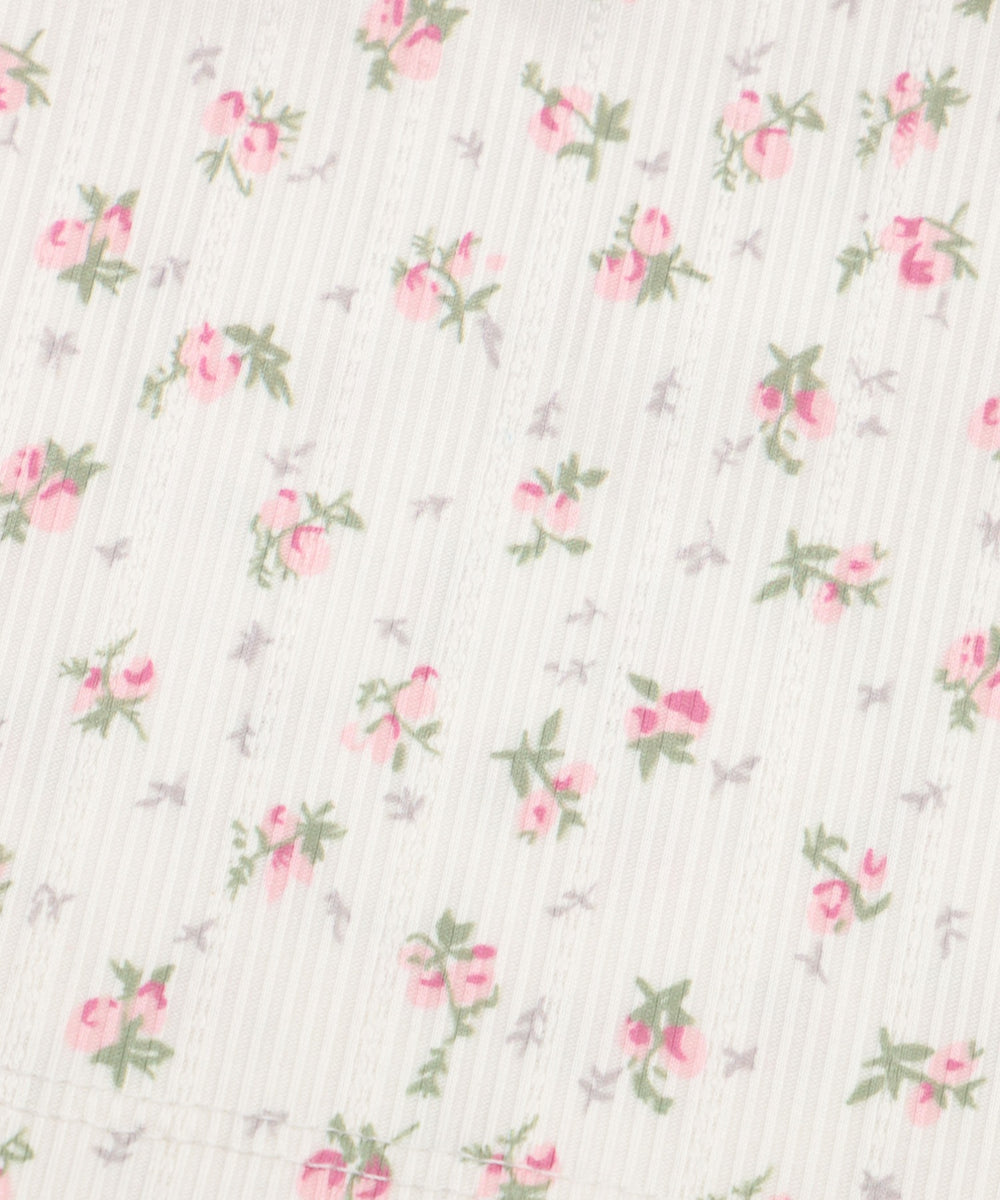 花柄レースカップインキャミ