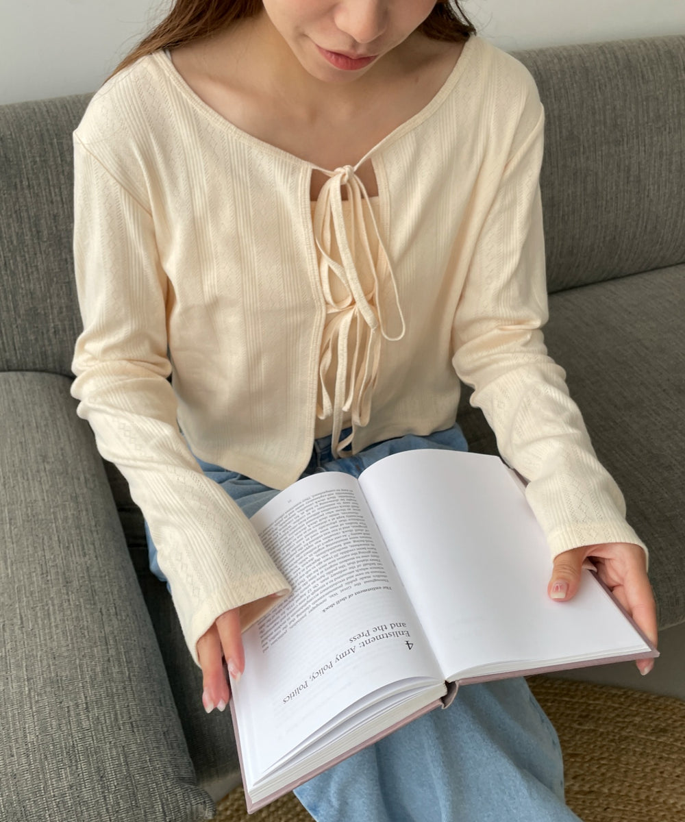 ホワイトアイボリー　モデル:157cm F着用