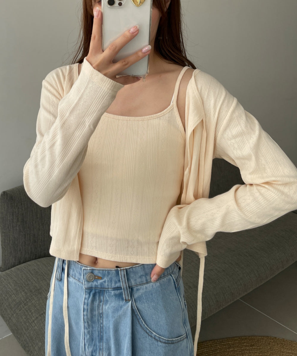 ホワイトアイボリー　モデル:157cm F着用