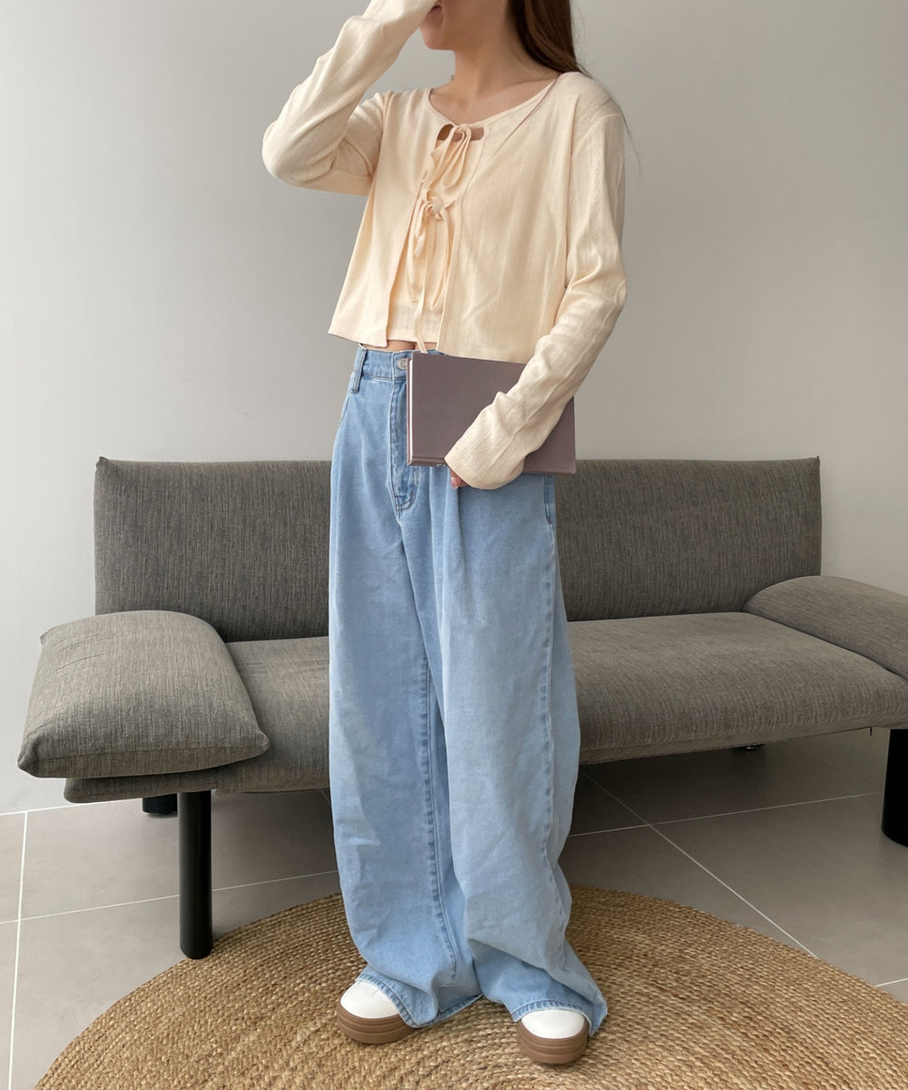 ホワイトアイボリー　モデル:157cm F着用