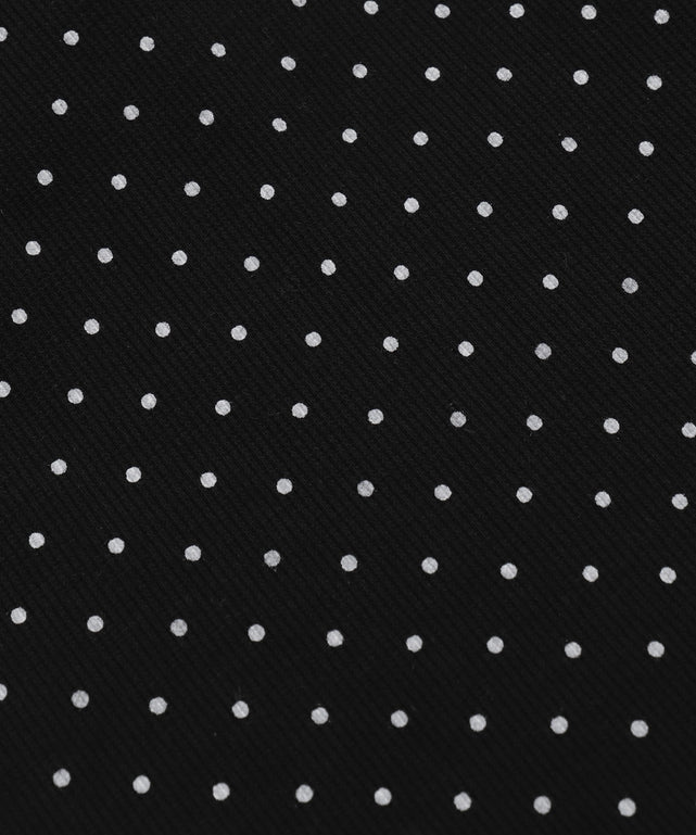 ドット柄レースカップインタンク