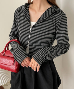 グレーボーダー　モデル:157cm F着用