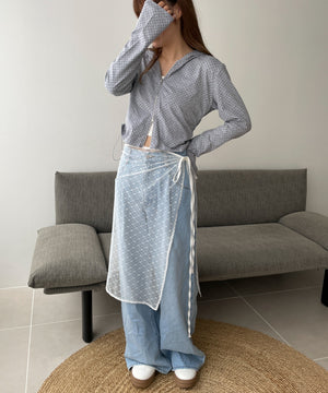 Lグレー　モデル:157cm F着用