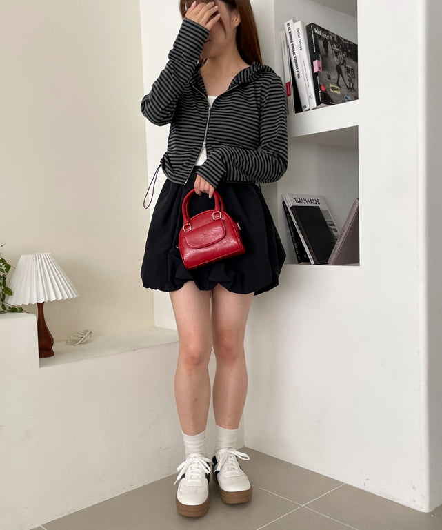 グレーボーダー　モデル:157cm F着用