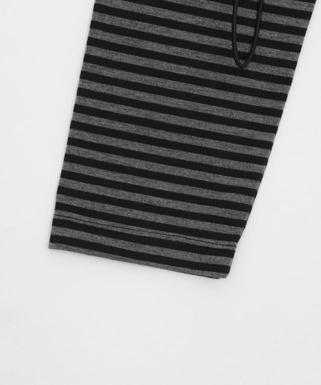 柄Wジップパーカー