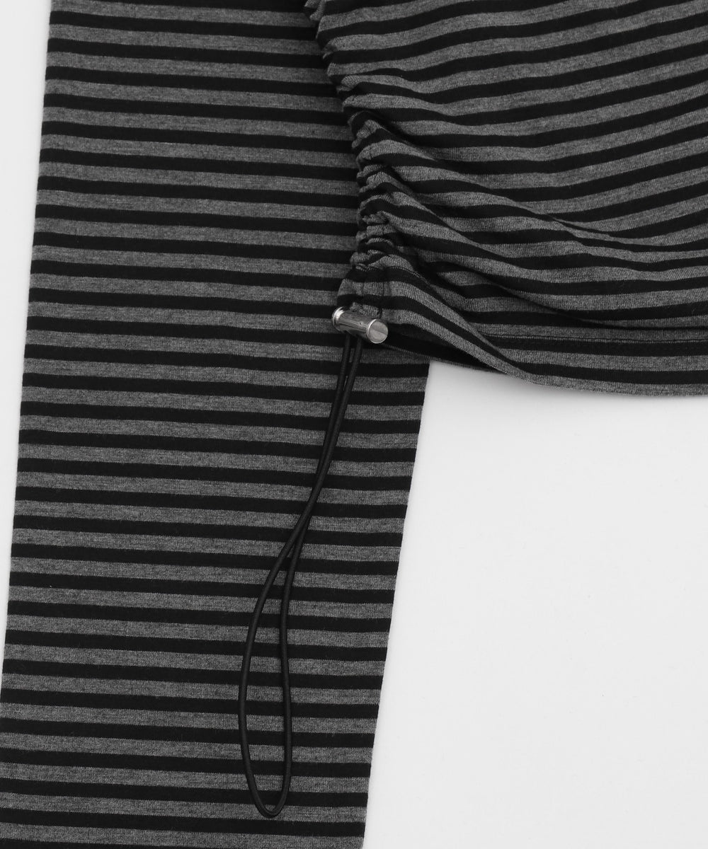 柄Wジップパーカー