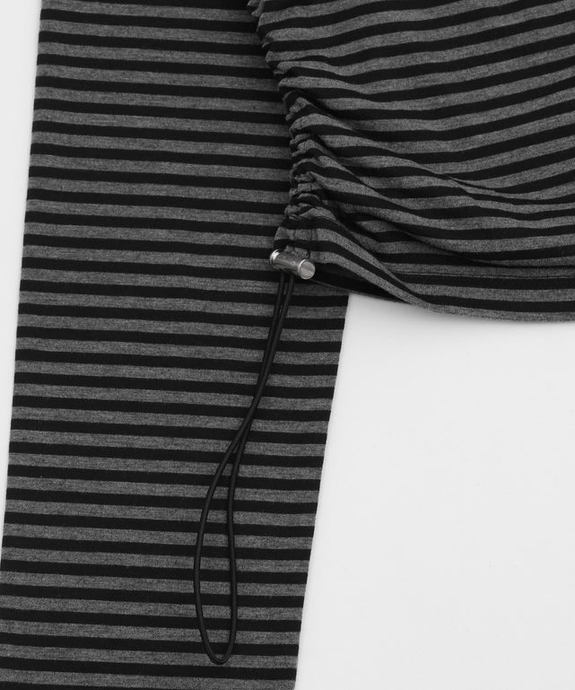 柄Wジップパーカー