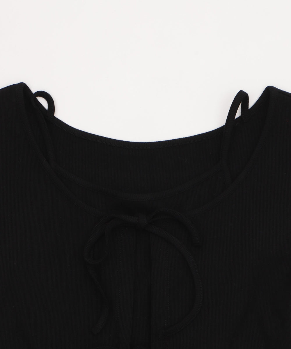 キャミドッキングカーデトップス