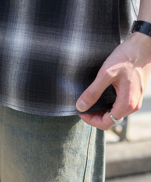 オンブレチェックシャツ（SS）