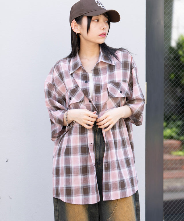 柄7 モデル:159cm M着用