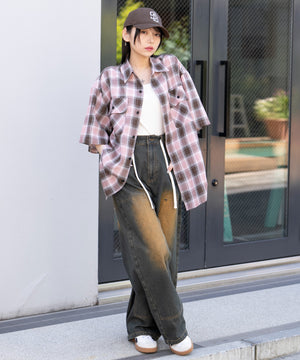 柄7 モデル:159cm M着用