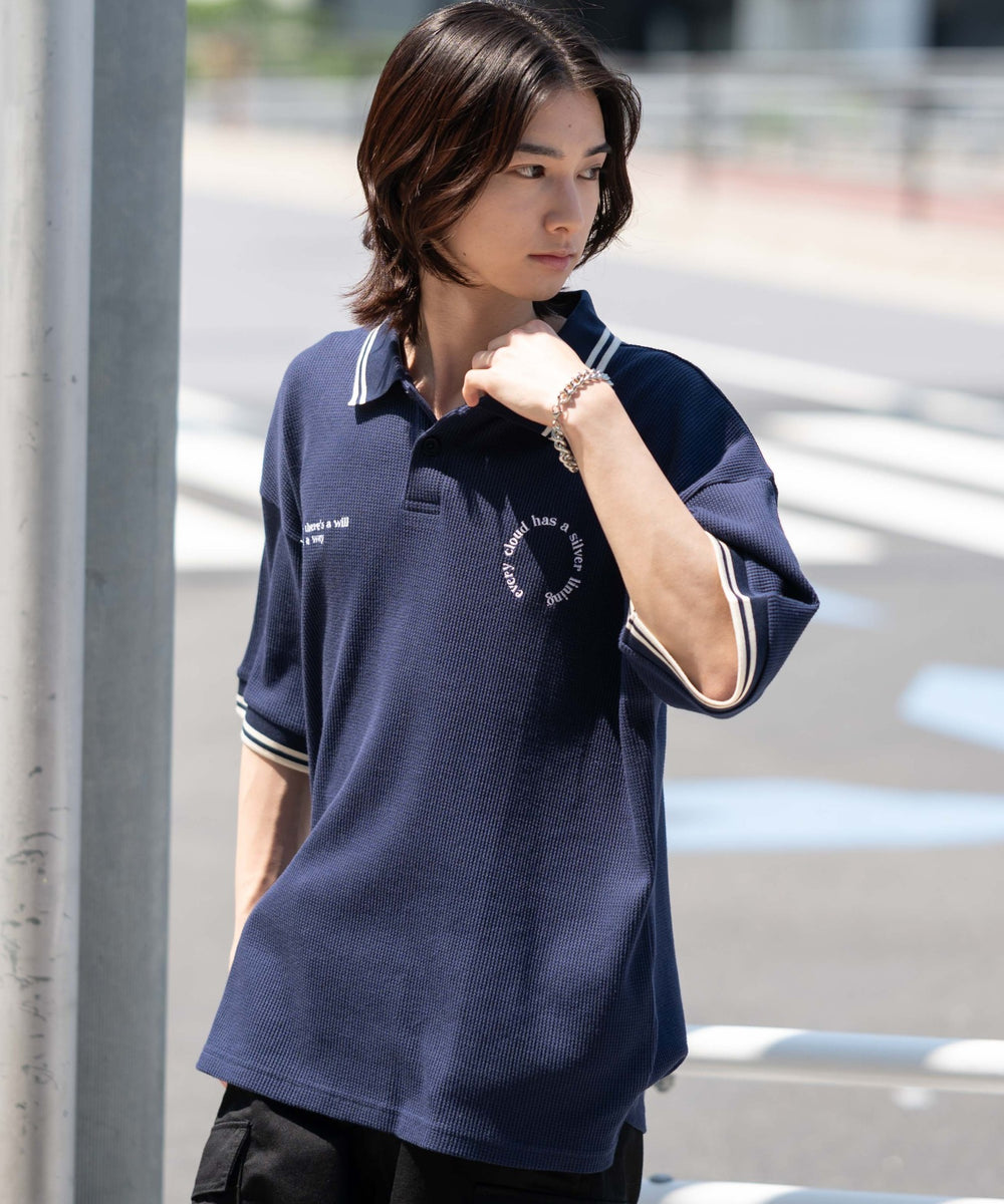 ネイビー モデル：175cm L着用