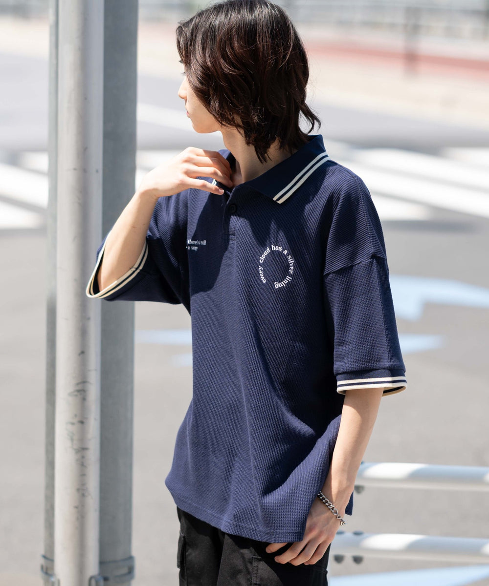 ネイビー モデル：175cm L着用