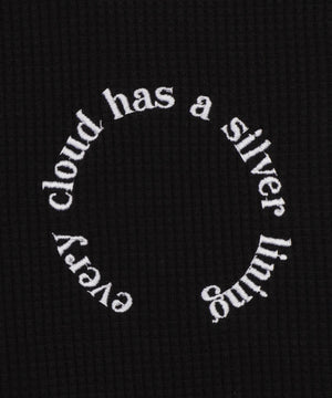 ワッフルラインポロ