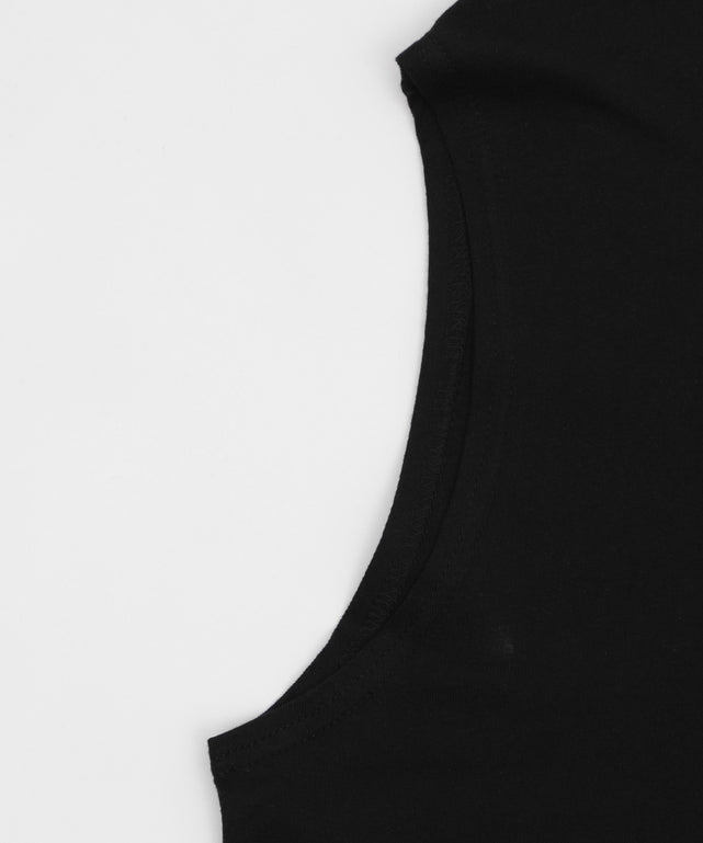 スリーブレスコットンT