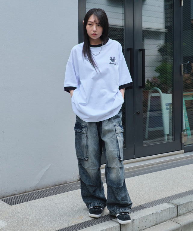 アッシュグレー　モデル:159cm L着用