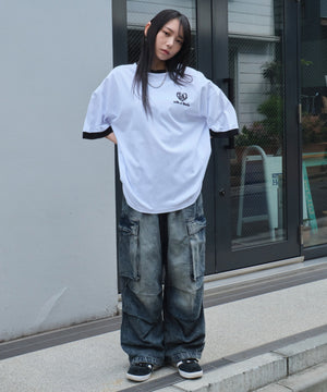 アッシュグレー　モデル:159cm L着用