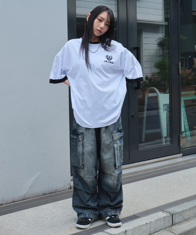 アッシュグレー　モデル:159cm L着用