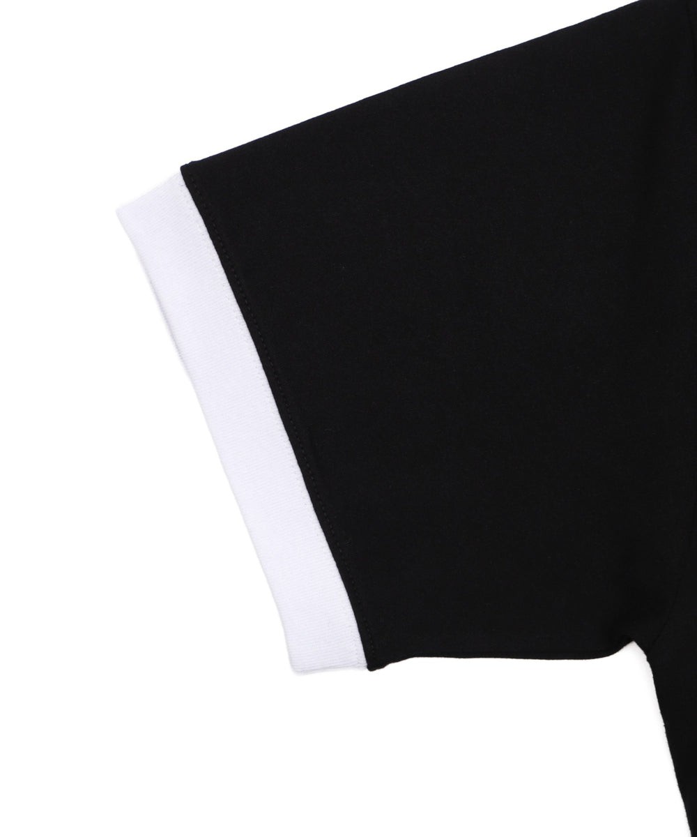 アクセ付きリンガーグラフィックT（SS）