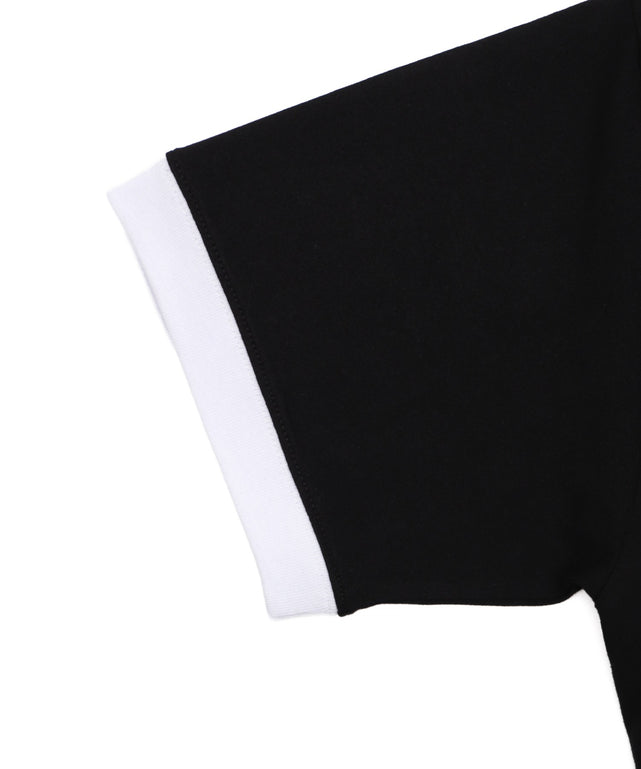 アクセ付きリンガーグラフィックT（SS）