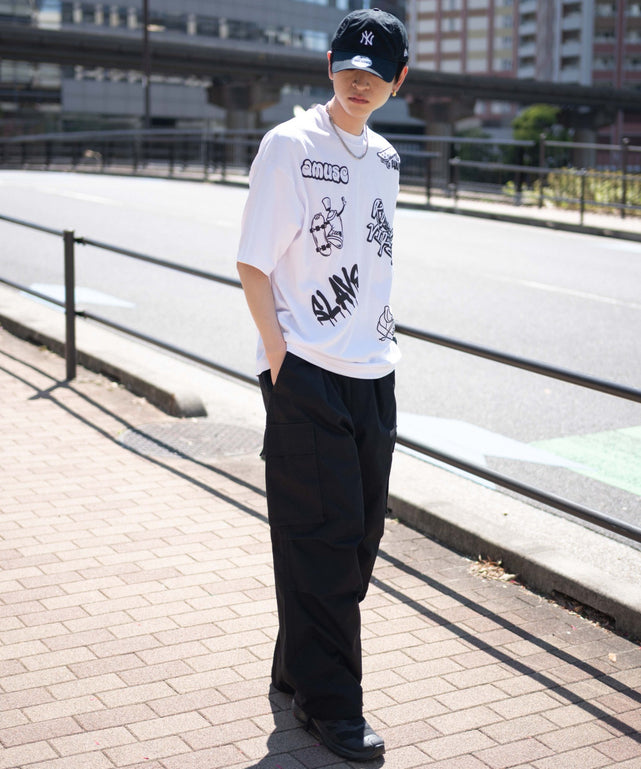 ホワイト　モデル:180cm L着用