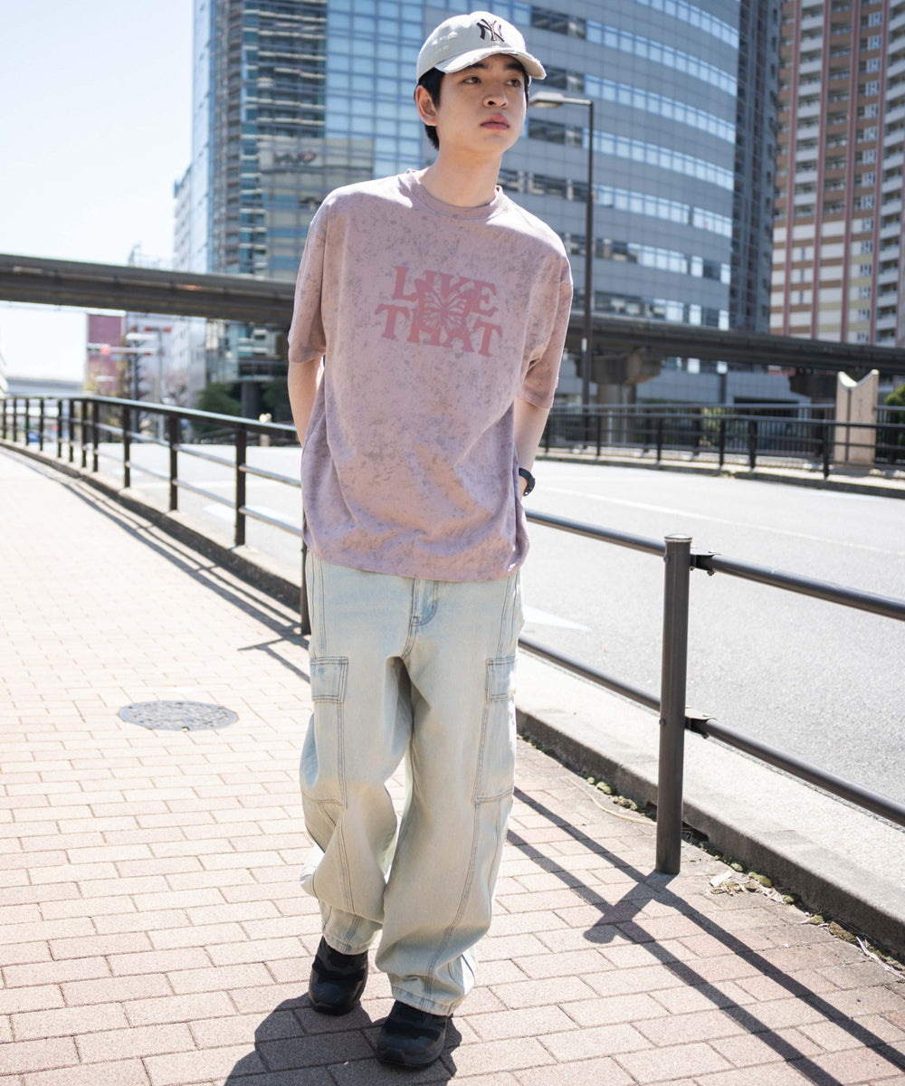 ピンク　モデル:180cm L着用