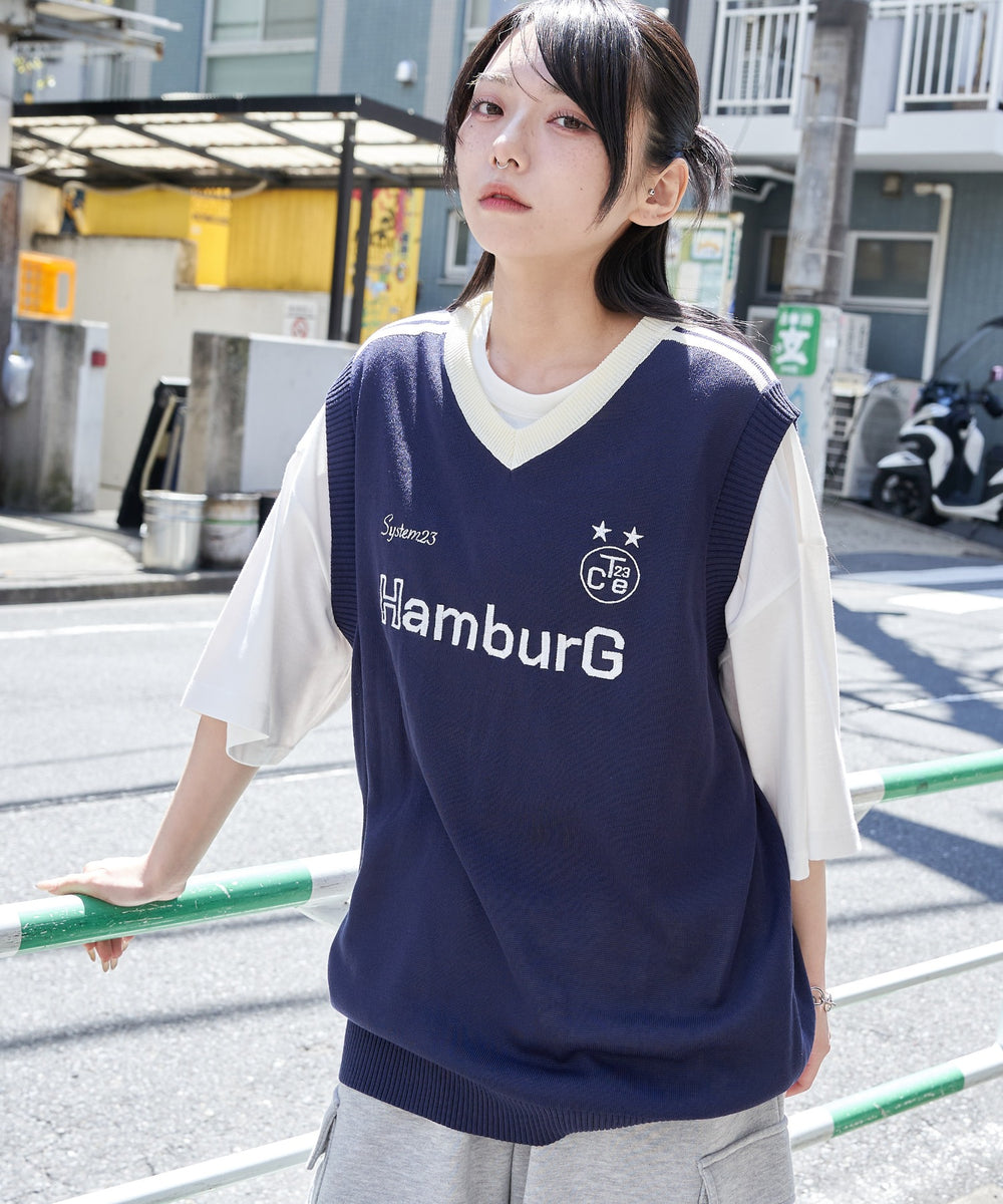 ネイビー モデル：159cm L着用