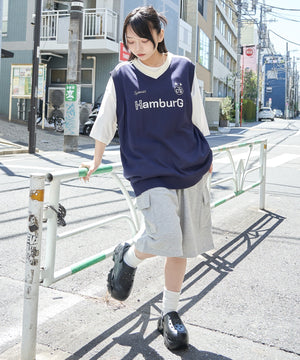 ネイビー モデル：159cm L着用