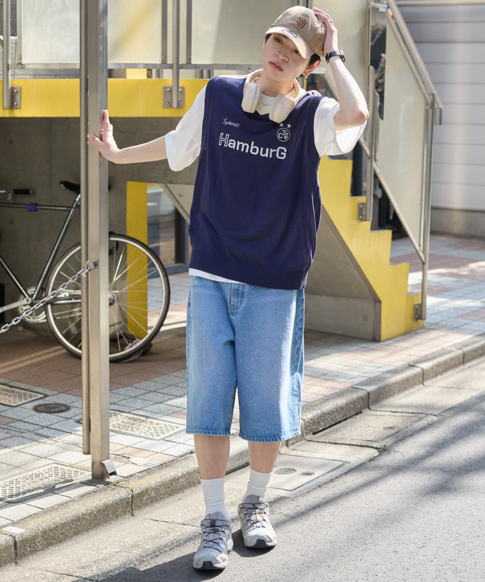 ネイビー モデル：180cm L着用