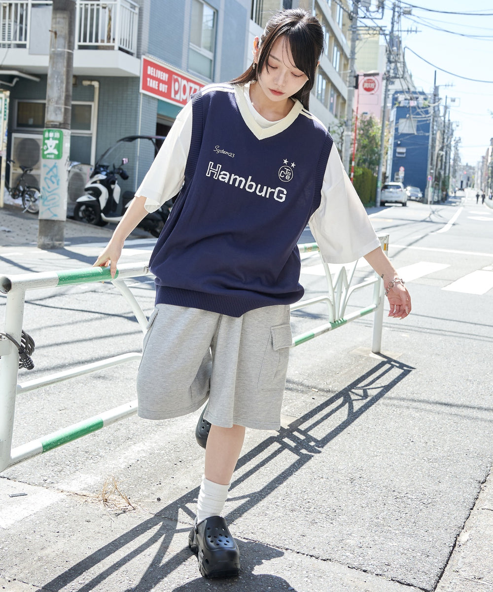 ネイビー モデル：159cm L着用