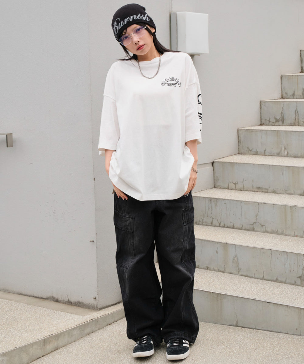 ホワイト　モデル:159cm L着用