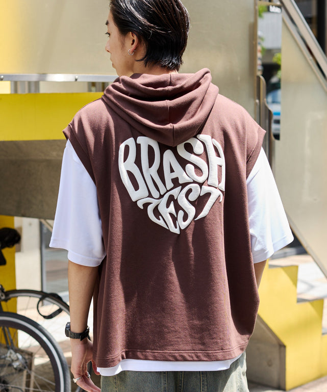 ブラウン　モデル:178cm L着用