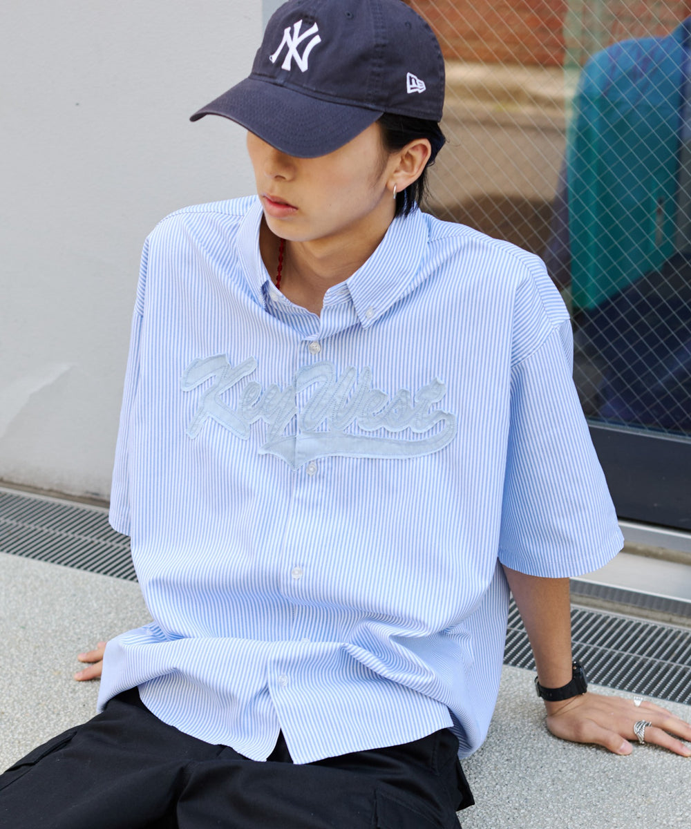 ブルーストライプ モデル：178cm L着用