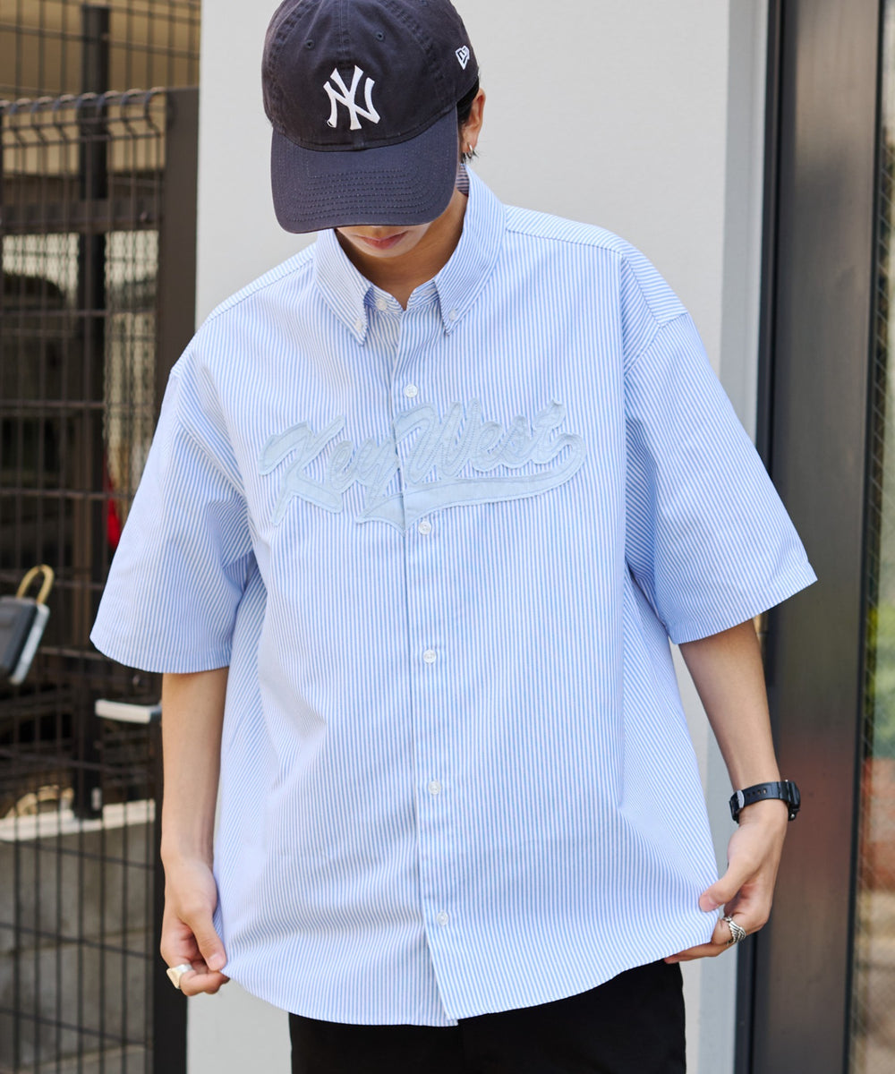 ブルーストライプ モデル：178cm L着用