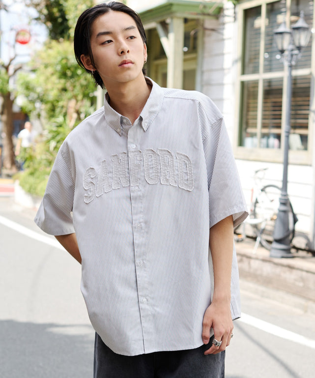 グレーストライプ モデル：178cm L着用