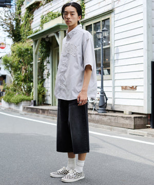 グレーストライプ モデル：178cm L着用