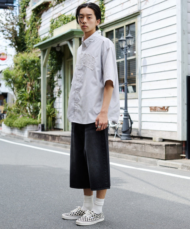 グレーストライプ モデル：178cm L着用