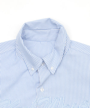 オックスフォードダメージアップリケシャツ（SS）