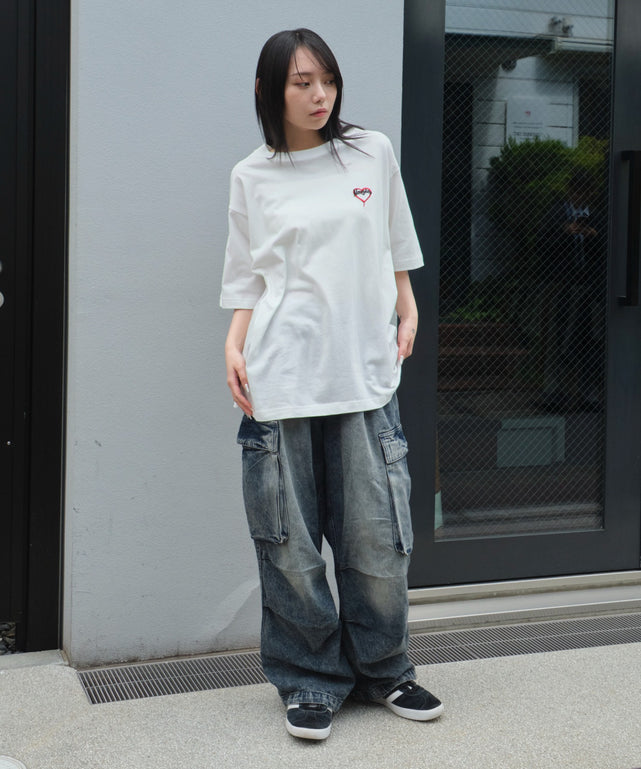 ホワイト モデル：159cm 着用