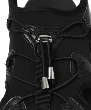 クリアライトソールレースアップサンダル