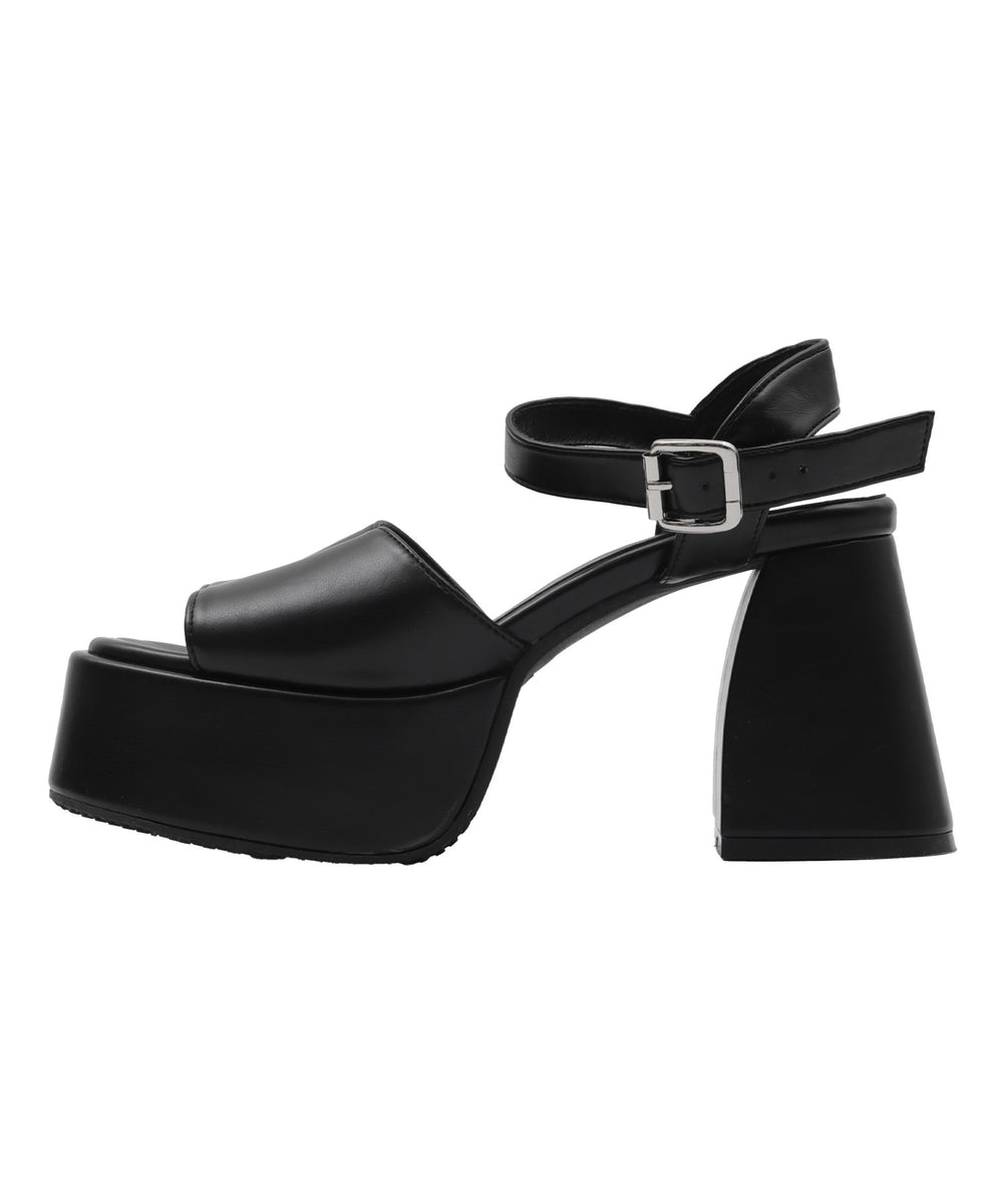 ストーム付きヒールサンダル