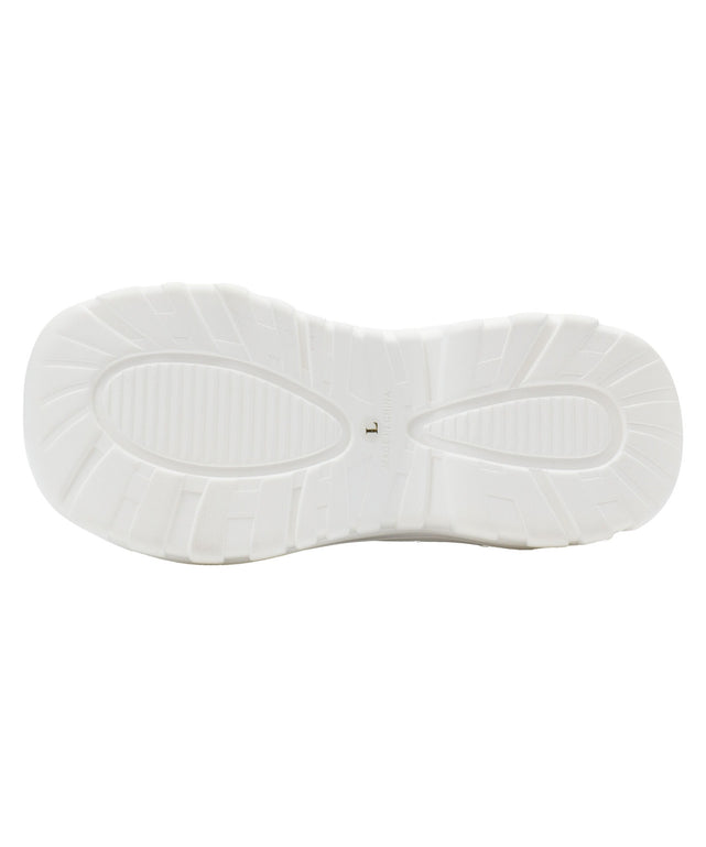 パテッドクロス厚底サンダル