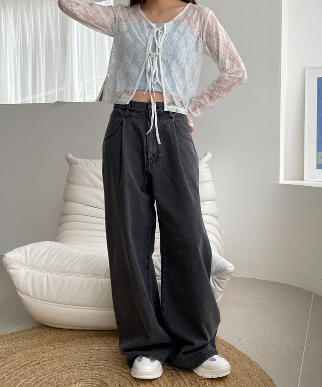 デニムブラック　モデル:157cm M着用