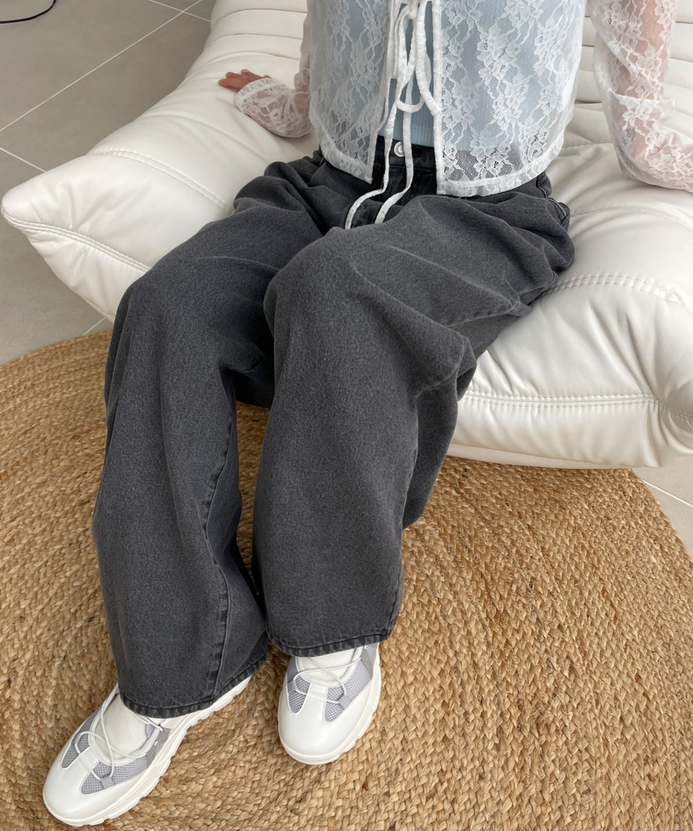 デニムブラック　モデル:157cm M着用