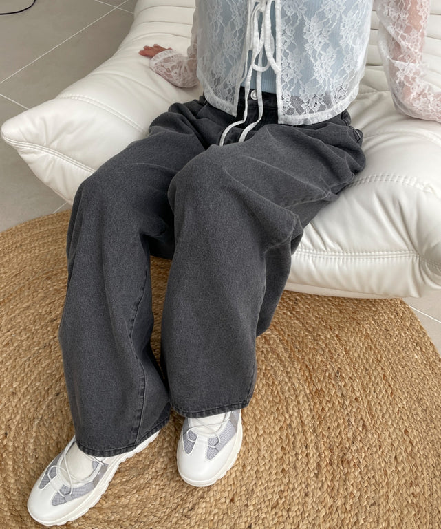 デニムブラック　モデル:157cm M着用