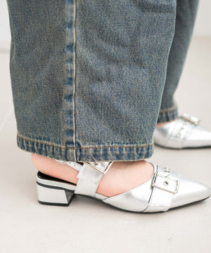 ロゴデニムバギーパンツ