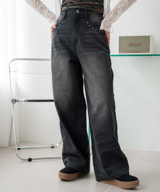 デニムブラック モデル：155cm M着用