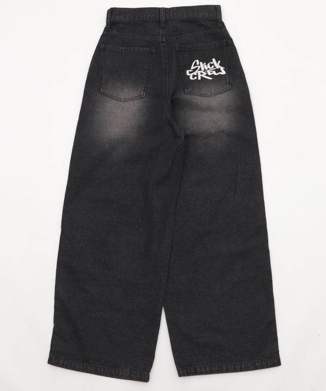 ロゴデニムバギーパンツ