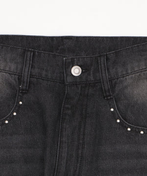 ロゴデニムバギーパンツ