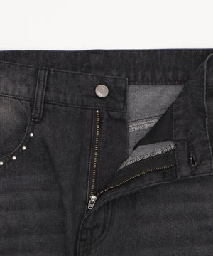 ロゴデニムバギーパンツ